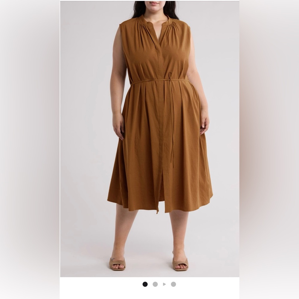 Vince linen blend dress XL - Picture 3 of 7
